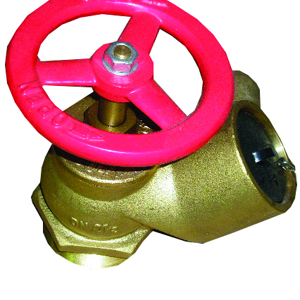 Brass Hydrant Valve — 80mm Oblique